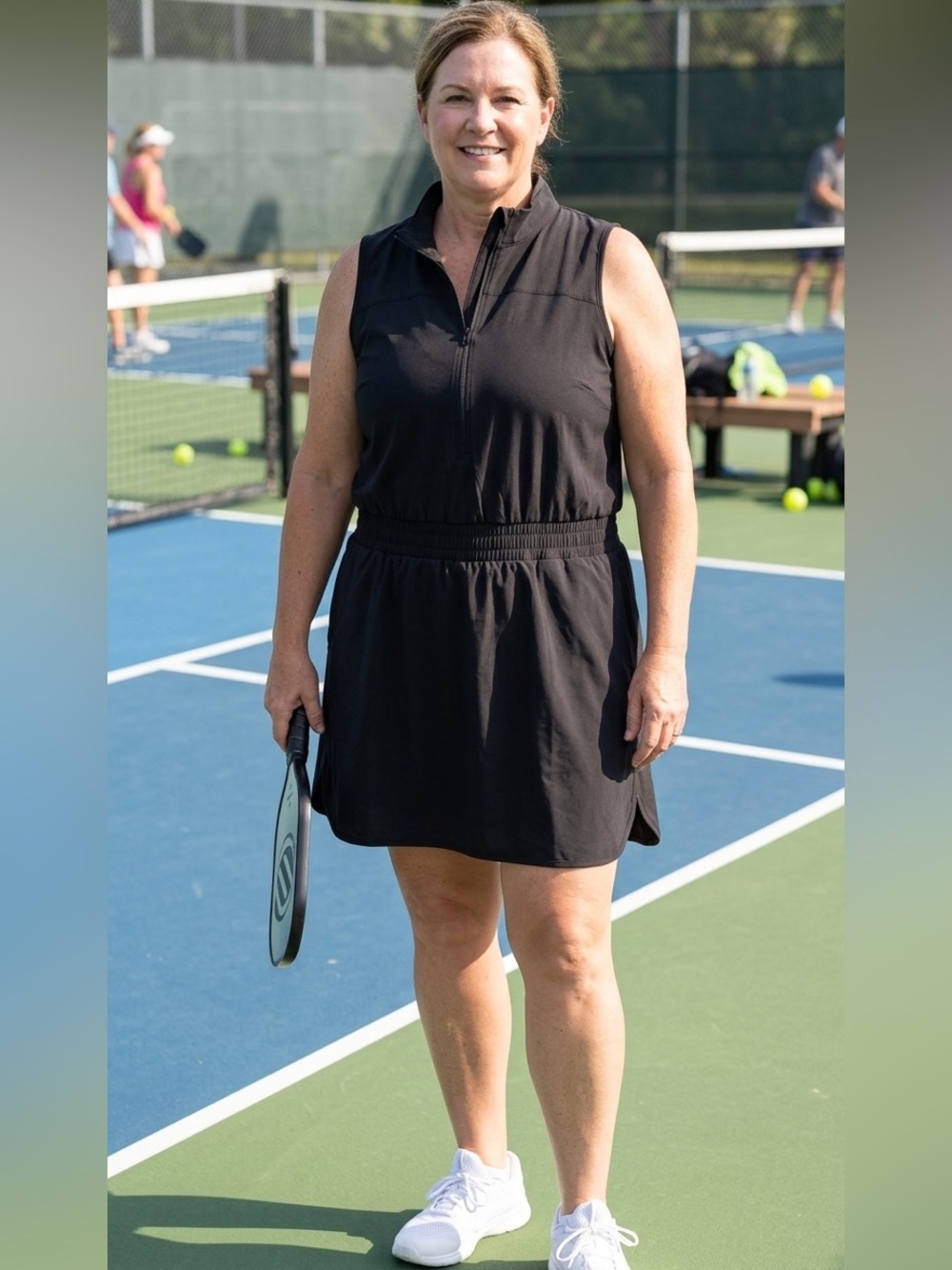 Elle Sport, NWT, Black Mini Dress/Skort (XXL)
P2P :26”